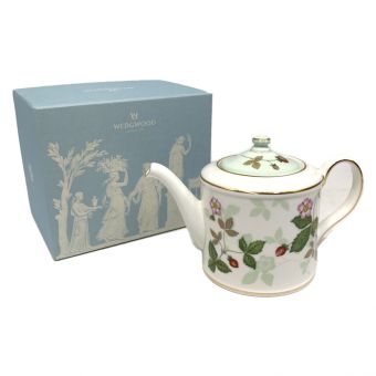 Wedgwood (ウェッジウッド) ティーポット ワイルドストロベリー ホワイト