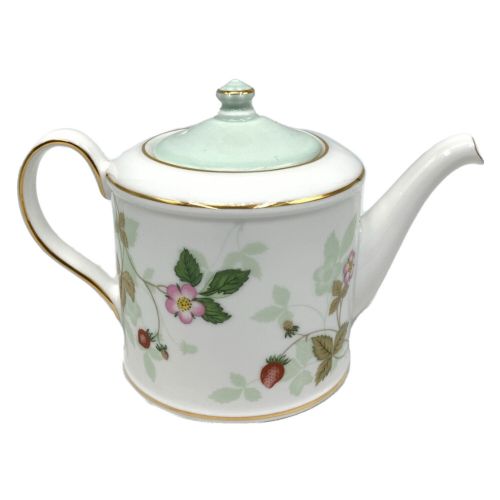 Wedgwood (ウェッジウッド) ティーポット ワイルドストロベリー ホワイト