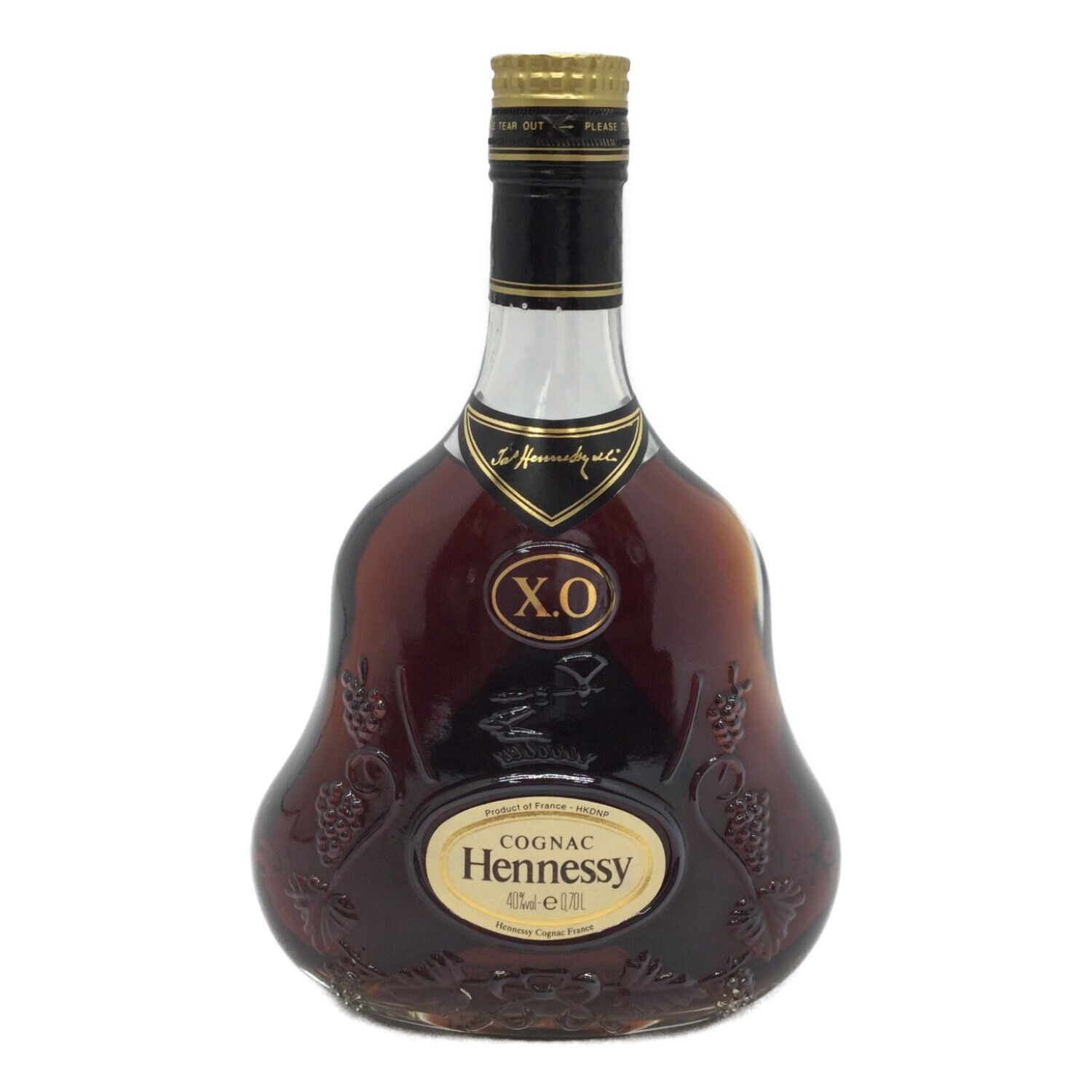 ヘネシー (Hennessy) コニャック 700ml 箱付 XO 金キャップ XO 未開封
