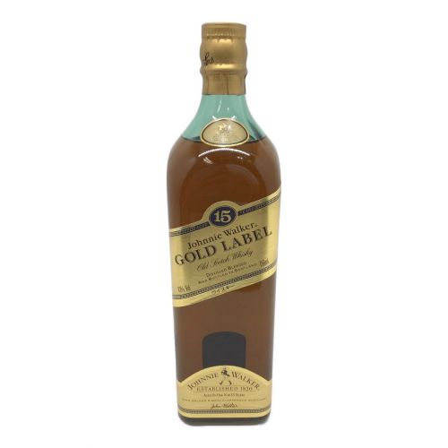 ジョニーウォーカー (Johnnie Walker) スコッチ 750ml ゴールドラベル 15年 未開封