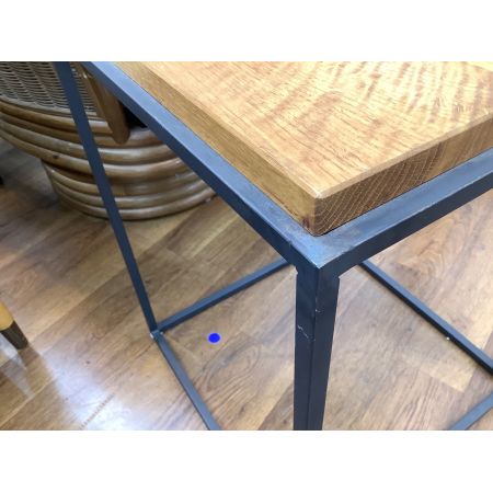 IDEE (イデー) サイドテーブル ナチュラル×ブラック ホワイトオーク FRAME SIDE TABLE LEG