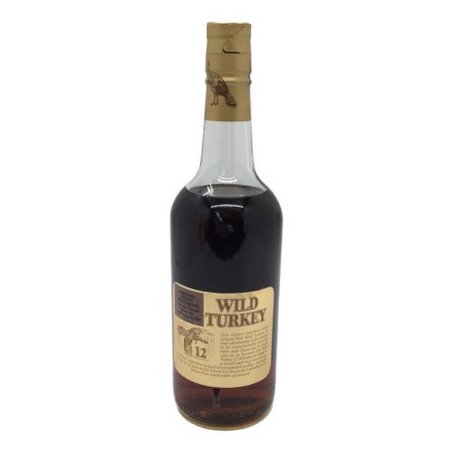 ワイルドターキー (WILD TURKEY) バーボン @ 750ml 箱付 リミテッドエディション 12年 未開封