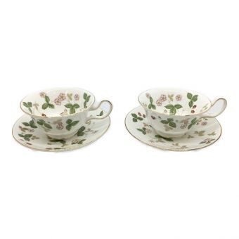 Wedgwood (ウェッジウッド) カップ&ソーサー ワイルドストロベリー 2Pセット