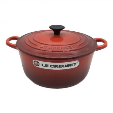 LE CREUSET (ルクルーゼ) 鍋 チェリーレッド ココットエブリイ18 未使用品｜トレファクONLINE