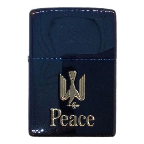Zippo Peace ジッポ ピース 2017年 ブルーチタン ZIPPO (ジッポ
