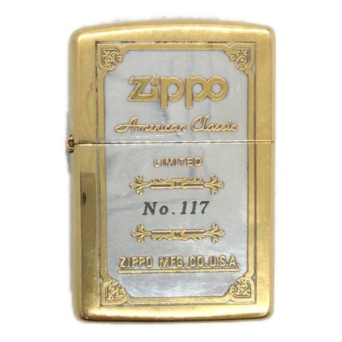 ZIPPO (ジッポ) オイルライター LIMITED No.117 1991年製｜トレファク