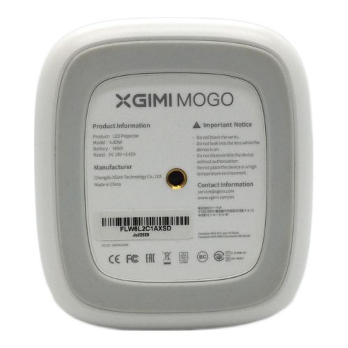 XGIMI (ジミー) 高性能モバイルプロジェクター XJ03W -
