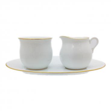 1930年頃◆大倉陶園オールド大倉初期裏印『K』シュガーポットとミルクピッチャー 1930年頃◇大倉陶園オールド大倉初期裏印『K』シュガーポットと