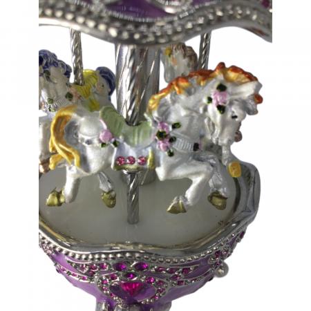 オルゴール メリーゴーランド型 ニデックインスツルメンツ 美女と野獣