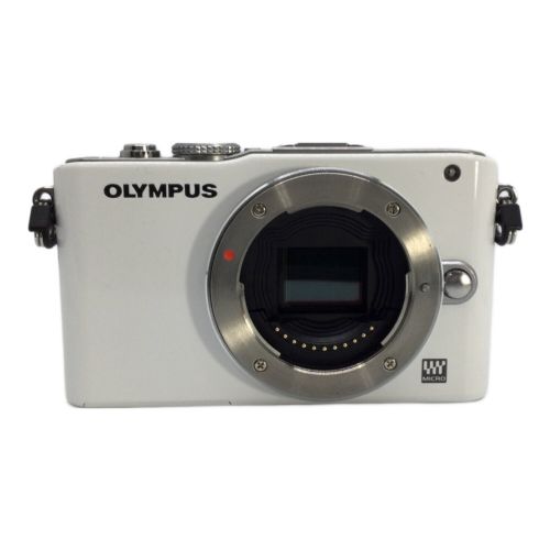 OLYMPUS (オリンパス) ミラーレス一眼カメラ ダブルズームキット PEN Lite E-PL3 1310万画素(総画素) フォーサーズ 4/3型 LiveMOS 専用電池 BAU511292