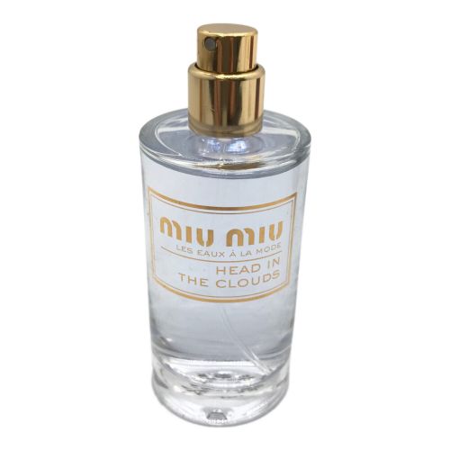 MIU MIU (ミュウミュウ) フレグランス レ ゾー アラモード ヘッドインザクラウズ 50ml 残量80%-99%