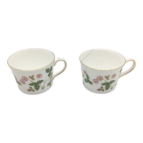 Wedgwood (ウェッジウッド) カップ&ソーサー ワイルドストロベリー 2Pセット