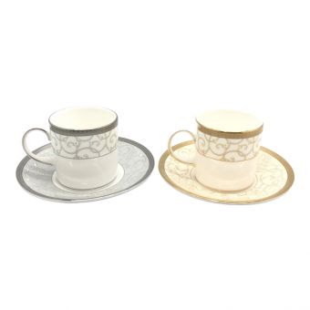 Wedgwood (ウェッジウッド) カップ&ソーサー CELESTIAL  GOLD PLATINUM 2Pセット