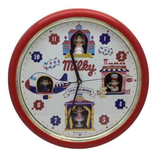 不二家 (フジヤ) ミルキーオリジナルからくり掛時計 60周年 / 動作確認済