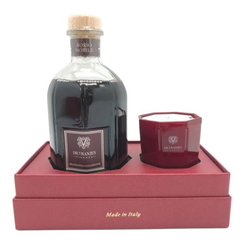 DR.VRANJES (ドットール・ヴラニエス) ルームフレグランス ROSSO NOBILE 250ml / Diffuser + 80g  candle 限定 GIFT BOX｜トレファクONLINE