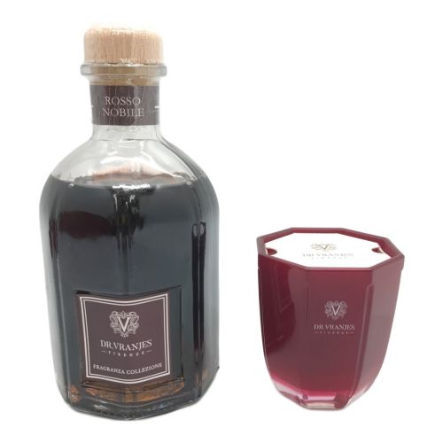 DR.VRANJES (ドットール・ヴラニエス) ルームフレグランス ROSSO NOBILE 250ml / Diffuser + 80g  candle 限定 GIFT BOX｜トレファクONLINE