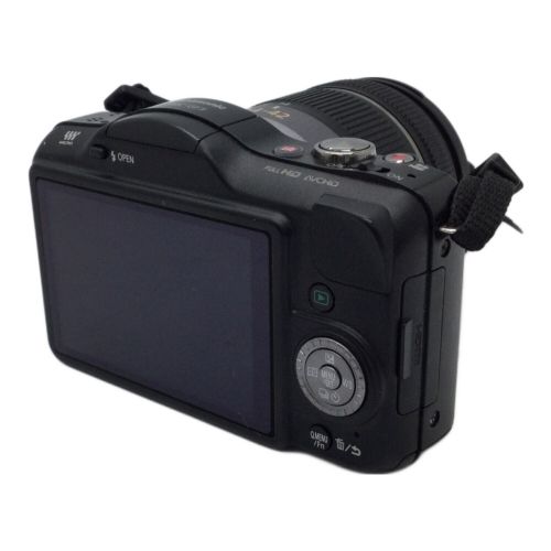 Panasonic (パナソニック) ミラーレス一眼カメラ 2011年製 レンズカバー欠品 DMC-GF3 1306万画素(総画素) フォーサーズ 4/3型 LiveMOS 専用電池 標準：ISO160～6400 FS1JA801526