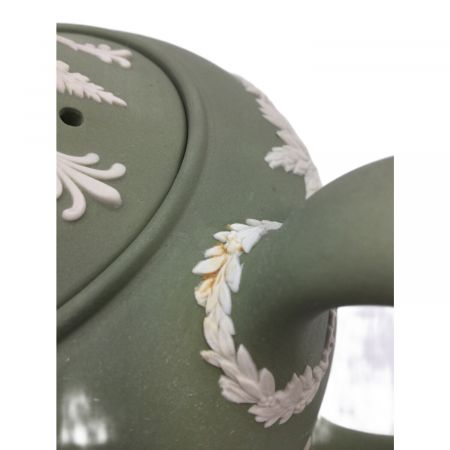 ウェッジウッド　ジャスパーグリーン　ポット ウェッジウッド ジャスパーグリーン ポット