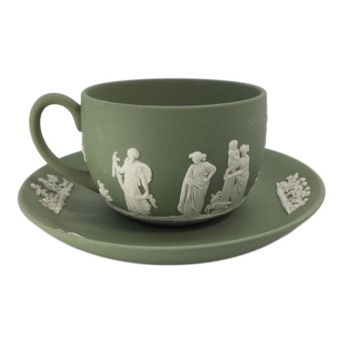 Wedgwood (ウェッジウッド) カップ&ソーサー ジャスパー セージグリーン