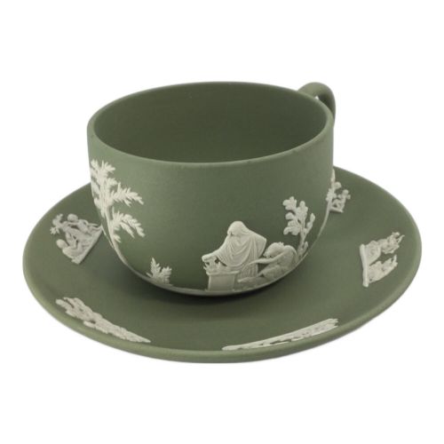 Wedgwood (ウェッジウッド) カップ&ソーサー ジャスパー セージグリーン