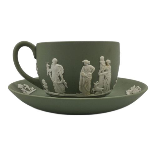 Wedgwood (ウェッジウッド) カップ&ソーサー ジャスパー セージグリーン