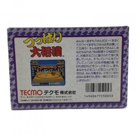 ファミコン用ソフト つっぱり大相撲 -｜トレファクONLINE