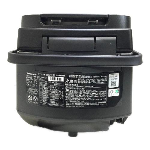 Panasonic (パナソニック) スチーム&圧力IHジャー SR-VSX189 2019年製 ※タバコ臭有・コード巻き取り機能破損 1升(1.8L)