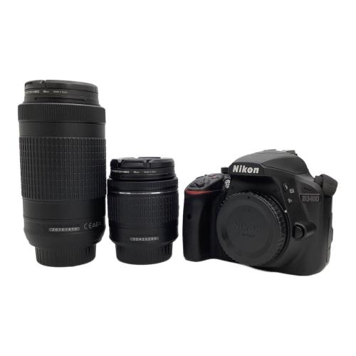 Nikon (ニコン) デジタル一眼レフカメラ D3400 ダブルズームキット -