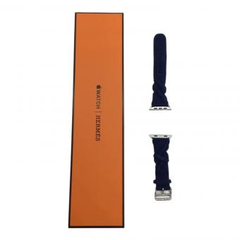 HERMES (エルメス) Apple Watchバンド MXK33FE/A / 46mmケース用トルサド（ネイビー）