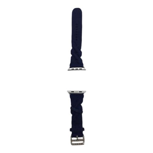 HERMES (エルメス) Apple Watchバンド MXK33FE/A / 46mmケース用トルサド（ネイビー）