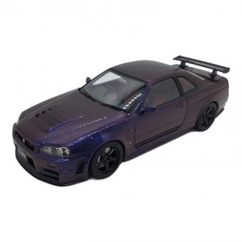 AUTOart (オートアート) ダイキャストカー 1/18 NISMO R34 GT-R Z-tune（ミッドナイトパープルⅢ） 77464