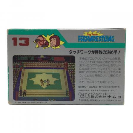ナムコ タッグチームプロレスリング タッグチームプロレスリング』1986年／ファミコン - レトロ