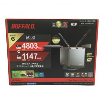 BUFFALO (バッファロー) 無線LANルーター 箱開封済 WXR-6000AX12P/D 2024年製