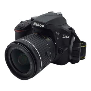 Nikon (ニコン) デジタル一眼レフカメラ 18-55 VR D3400 2472万画素(総画素) APS-C 23.5mm×15.6mm CMOS 専用電池 2053973