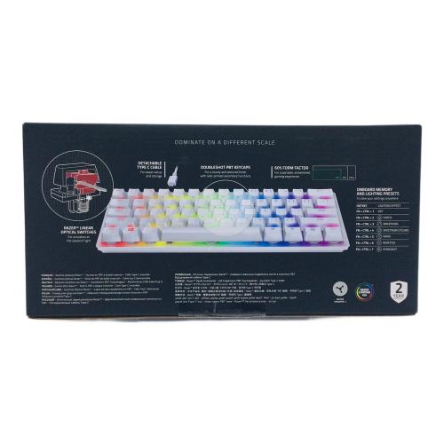 Razer (レイザー) ゲーミングキーボード Huntsman Mini JP  Linear Optical 　Switch RZ03-03391100-R3J1　　