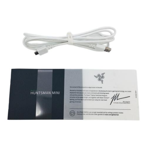 Razer (レイザー) ゲーミングキーボード Huntsman Mini JP  Linear Optical 　Switch RZ03-03391100-R3J1　　