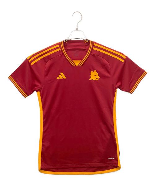ASローマ (アッソチアツィオーネ・スポルティーバ・ローマ) adidas (アディダス) サッカーユニフォーム レッド サイズ:M