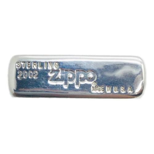 ZIPPO ジッポー スターリングシルバー 2002年製 ZIPPO[ジッポー ZIPPO ジッポー スターリングシルバー 2002年製 ZIPPO[ジッポー