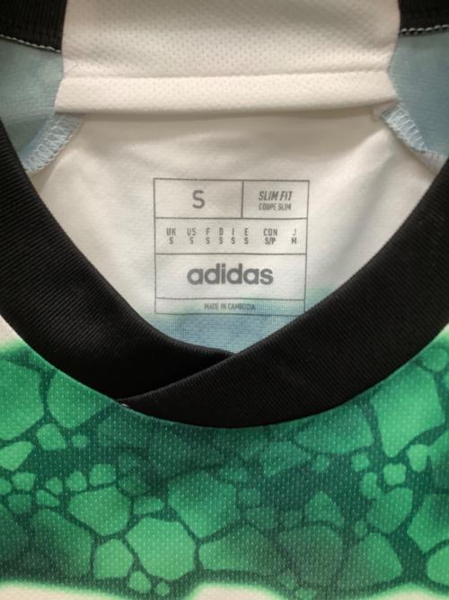 adidas (アディダス) HY3343　サッカーユニフォーム ホワイト×グリーン サイズ:S