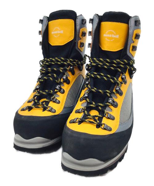 mont-bell (モンベル) トレッキングシューズ イエロー×ブラック サイズ:US9.5 UK8.5 EUR43 JP27.5 未使用品