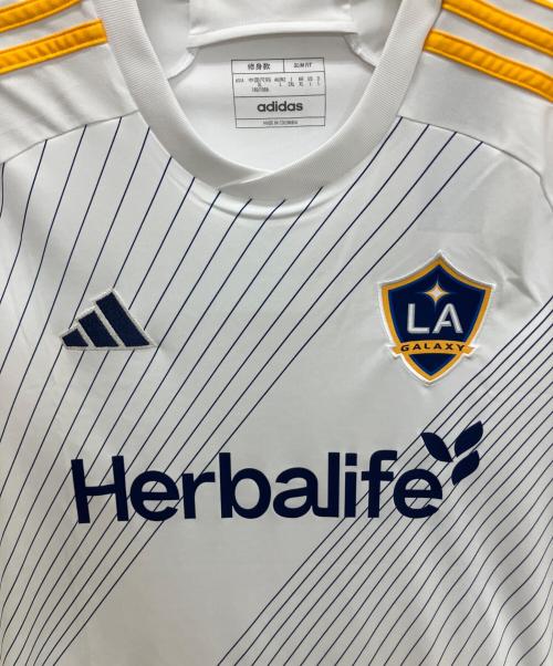 adidas (アディダス) LAギャラクシー 24/25 ホーム JL5825 サッカーユニフォーム ホワイト サイズ:3L