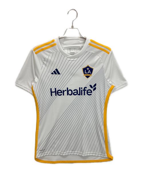 adidas (アディダス) LAギャラクシー 24/25 ホームユニフォーム JL5825 サッカーユニフォーム ホワイト サイズ:L