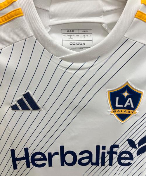 adidas (アディダス) LAギャラクシー 24/25 ホームユニフォーム JL5825 サッカーユニフォーム ホワイト サイズ:L