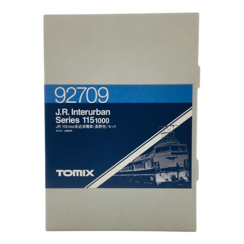 TOMIX (トミックス) Nゲージ JR 115-1000系近郊電車 (長野色) 6両セット 92709