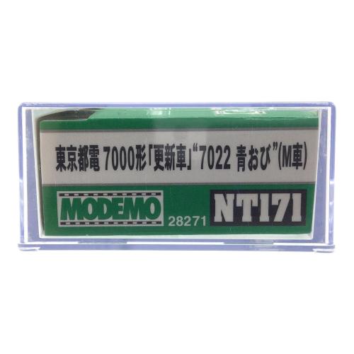 MODEMO (モデモ) Nゲージ 東京都電 7000形 更新車 7022 青おび