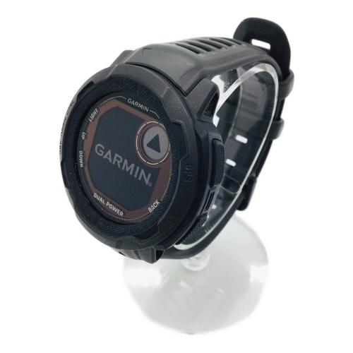 GARMIN (ガーミン) タフネスGPSウォッチ Instinct 2 Dual Power Graphite