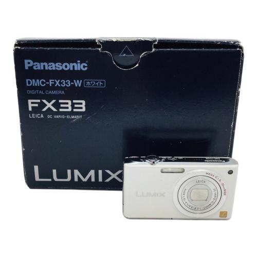 Panasonic (パナソニック) コンパクトデジタルカメラ DMC-FX33-W