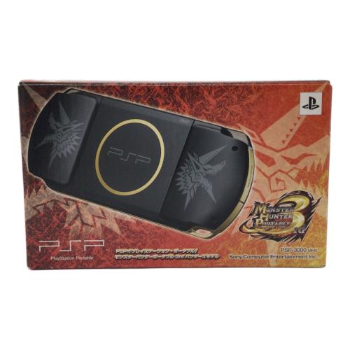 SONY (ソニー) PSP スティックヨゴレ有 PSP3000 モンハン3rd ハンターズモデル 03-27415151