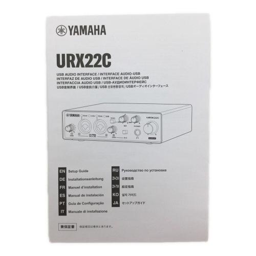 YAMAHA (ヤマハ) オーディオインターフェイス URX22C｜トレファクONLINE