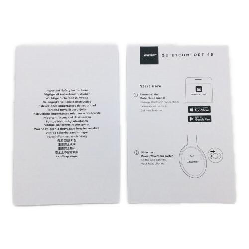 BOSE (ボーズ) QuietComfort 45 headphones ノイズキャンセリングヘッドホン